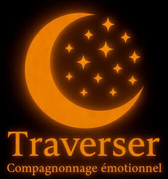 Traverser, compagnon émotionnel né d’une traversée réelle. Une voix humaine pour surmonter rupture, divorce, deuil ou solitude intérieure.